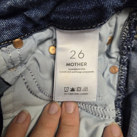 Mother Jeans The Looker Ankle Fray Need For Speed Wash Size 26 - Picture 4 of 8